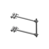 Brazo Lateral  para Torre Autosoportada, Tubo de  2" Ced. 30 X 60 cm, Sep. 60 cm.