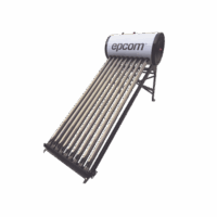 B?iler Solar de 90L, Baja Presi?n con 9 Tubos de Vac?o de Mayor Resistencia y Termotanque Inoxidable de Grado Alimenticio, Resistentes a Granizo de Hasta 25 mm/ l , Incluye Anodo de Magnesio