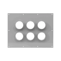 Placa Pasamuro Con Capacidad de 6 Botas de 4"