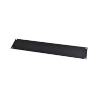 Tapa Ciega para Rack de 19in,  de 2UR, Color Negro