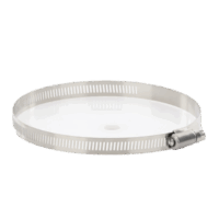 Abrazadera Sin Fin de Acero Inoxidable Capacidad de 3" a 5" (Paquete de 10)