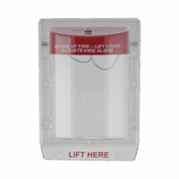 Cubierta Protectora de Policarbonato Serie Stopper II? , Con Bocina, Sin Espaciador, Montaje Empotrado, Etiqueta en Ingl?s