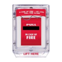 Cubierta Protectora Serie Stopper II? De Policarbonato Super Resistente, Montaje Empotrado, Texto En Ingl?s, Sin Bocina