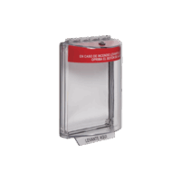 Cubierta Universal Transparente, Texto de Incendio en Espa?ol