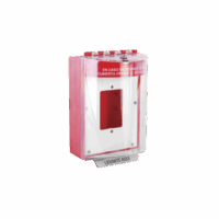 Cubierta Universal con Espaciador y Placa de Montaje, Texto de Incendio en Espa?ol