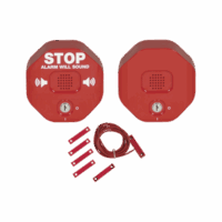 Alarma multifunción Exit Stopper? con bocina remota, para puertas dobles
