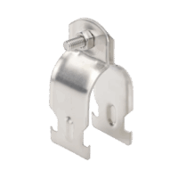 Abrazadera de Acero Inoxidable  de 1" Para Unicanal Tipo Strut