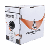 Bobina de 305 Metros / Cable de Cobre / 4x22 AWG / Tipo Alarmas UL / Para Interior / Color Blanco / Para Aplicaciones de Alarmas de Intrusi?n / interfonos / TV Porteros / y Multi-Prop?sito/  Hecho en M?xico