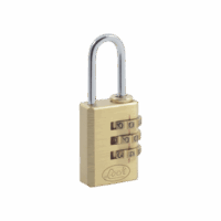 Candado de Lat?n de Combinación Maletero Programable/ Medida 20 mm / Nivel de seguridad 3 / Discos Programables.