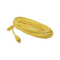 Extensi?n el?ctrica de uso rudo aterrizada 10 metros / 127 V CA 10 A M?ximo / Color Amarillo.