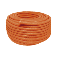 Manguera flexible Reforzada 1/2" x 100 m /Polietileno Alta Densidad HDPE/ Sin gu?a /Resistente a Intemperie.