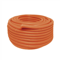 Manguera flexible Reforzada 1" x 50 m /Polietileno Alta Densidad HDPE/ Con gu?a /Resistente a Intemperie.