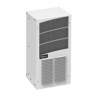 Aire Acondicionado Compacto Para Exterior, Uso en Gabinetes de Telecomunicaciones de Grado Industrial, Fr?o/Calor T20, 2000 BTU, 115 Vca, de Acero, Color Gris