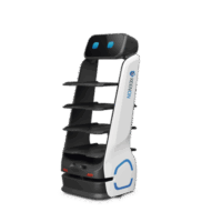 Robot Autonomo para Servicio de Meseros Ubicado por SLAM (Laser) / Mejora el Servicio al Cliente / Soporta 10 Kgs por Charola / Ideal para Restaurantes, Cafeterias, Hospitales, Salones de Eventos, Etc...