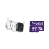 Kit de C?mara IP Wi-Fi / Incluye 1 Pieza Modelo TAPOC310 / 2 Megapixel / Audio Doble V?a / Utiliza la App Tapo / 1 Memoria Micro SD Modelo WD32MSD