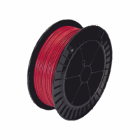 Bobina de 152 Metros de Cable Detector de Calor, Temperatura Fija 68 grados Celsius, Recubrimiento de Nylon Rojo para Aplicaciones en Exterior, con Gu?a Acerada