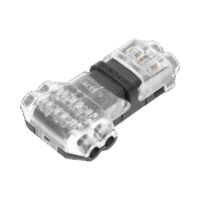 Conector en forma de T para 2 Contactos / Para una conexión Rápida