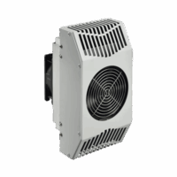 Enfriador Termoel?ctrico Para Interior/Exterior, Uso en Gabinetes de Telecomunicaciones, 178 BTU, 24 Vcd, de Acero Inoxidable 304, Color Gris