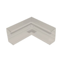 Esquinero interior en color Marfil de PVC auto extinguible, para canaleta TEK-100-M (5576-15001)