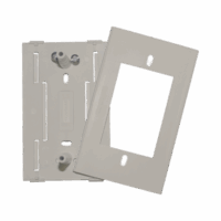 Soporte y tapa universal color Marfil de PVC auto extinguible, para canaleta TEK-100-M (5595-19001)