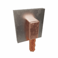 Molde para Soldadura Exotérmica para Cable 4/0 AWG a Superficie de Acero en Vertical a 90?