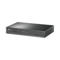 Switch PoE No Administrable de Escritorio / 8 puertos 10/100 Mbps / 4 puertos PoE af / Presupuesto 41 W / Modo extensor PoE hasta 250 metros / Calidad video prioritaria