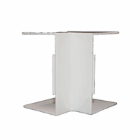 Esquinero Interior Color Blanco de PVC Auto Axtinguible, Para Canaleta TMK-4577 (5520-02001)