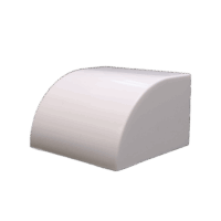 Tapa Final en Color Blanco de PVC Auto Extinguible, Para Canaleta TMK-4577 (5560-02001)