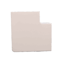 Sección en "L" Color Blanco de PVC Auto Extinguible, Para Canaleta TMK-4577 (5530-02001)