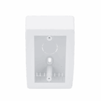 Caja de Registro Universal, color blanco de PVC auto extinguible (7902-02001)