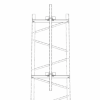 Brazo para Sección #6 Torre Titan con Herrajes y M?stil de 6' (1.8m).