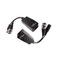 Kit de transceptores activos TURBO HD. Convierte 36/24 Vcc a 12 Vcc regulados, a trav?s de cable  UTP Cat5e / 6. Transmision de 200 m (Revisar tabla de resoluciones )