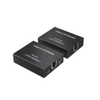 Kit EXTENSOR USB 2.0 de 4 Puertos para Distancias de Hasta  150 m / Soporta USB 2.0, USB 1.1 y USB 1.0 / UTP Cat 5e/6/6a/7 / Soporta Switch Gigabit / Ideal para C?maras WEB, Impresoras, Esc?ner, Memorias, Mouse, etc.