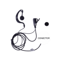 Micr?fono - aud?fono de solapa ajustable al o?do para KENWOOD TK3230/ 3000/ 3402/ 3312/ 3360/ 3170, NX240/ 340/ 220/ 320/ 420 TXEHK TXEHK