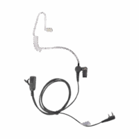 Micr?fono - aud?fono de solapa con tubo ac?stico transparente para KENWOOD TK3230/3000/3402/3312/3360/3170,NX240/340/220/320/420 con tubo ac?stico de PU (grado m?dico) TX-EHKAV2 TX-EHKAV2