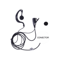 Micr?fono - aud?fono de solapa ajustable al o?do para NXPOC-130 TXEH-POC-G TXEH-POC-G