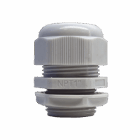 Conector Pl?stico Blanco Tipo Gl?ndula para Rosca NPT 1" TXG-PG-100N TXG-PG-100N