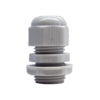 Conector Pl?stico Blanco Tipo Gl?ndula para Rosca NPT 1/2" TXG-PG-12N TXG-PG-12N