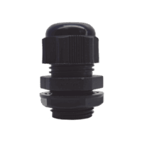 Conector Pl?stico Negro Tipo Gl?ndula para Rosca NPT 1/2"