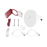 Antena Tipo Horn de 30 ?, 19 dBi, 4.9-6.5 GHz, Ideal para ambientes de alto ruido,  Tipo de conector N-Hembra, con montaje y jumpers incluidos TXPJHSMIMO TXPJHSMIMO