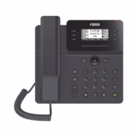 Tel?fono IP Empresarial Esencial para 6 l?neas SIP, pantalla grafica matriz de puntos, PoE, puertos Gigabit, conferencia local de 6 v?as.