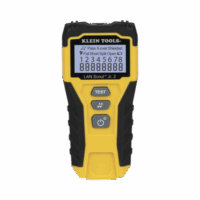 Tester  de Cable LAN Scout? Jr. 2/ Para: Prueba aprobada/ Error de Cableado/ Falla de Circuito Abierto o Cortocircuito/ Par Dividido/ Blindaje.
