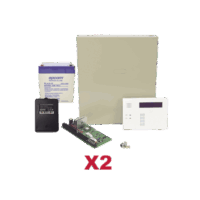 2 Paneles de Alarma VISTA48/6160RF Teclado Alfanum?rico con Receptor Inalámbrico, Batería y Transformador