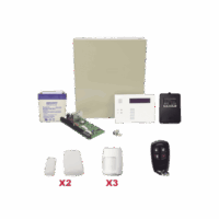 Kit Inalámbrico de panel VISTA48 con teclado 6160RF receptor Inalámbrico, 2 contactos 5800MINI, 3 PIR 5800PIR, 1 Control remoto 58344, Bateria y transformador