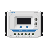 Controlador Solar de Carga PWM 12/24/36/48 V 45 A, Salida USB, con Display