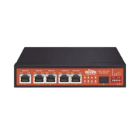 Controlador Solar de 5A con Switch PoE /  1 Puertos Gigabit PoE 802.3 bt / 2puertos PoE 802.3 af/at con 2 Puertos PoE Pasivo 24 Vcc / 1 Puerto SFP / No administrable