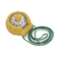 Br?jula de mano serie sport en color amarillo