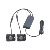 Par de Lámparas Ultra Brillantes con 6 LEDs cada una, Color Azul/Claro, Ideales para Veh?culos Encubierto