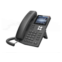 Tel?fono IP empresarial para 2 lineas SIP con pantalla LCD de 2.4 Pulgadas a color y conferencia de 3 v?as