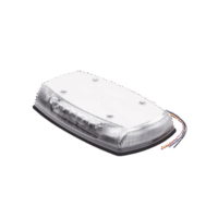 Mini Barra de Luces Ultra Brillante, color domo claro, LED azul, Ideal para Seguridad Privada